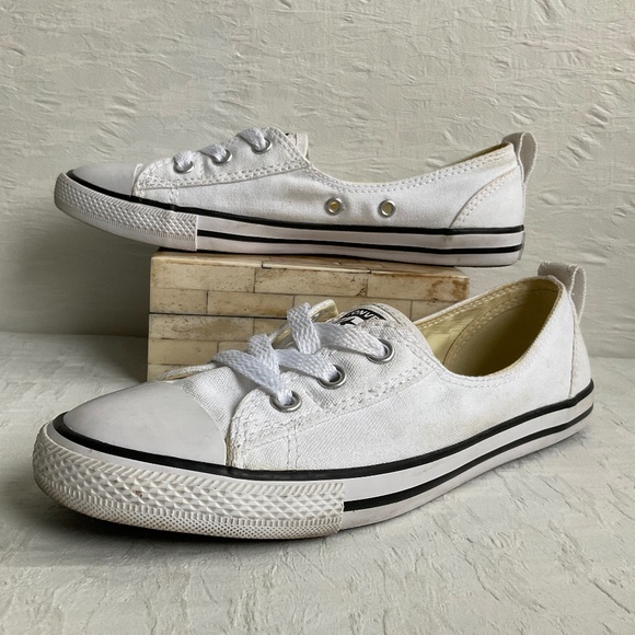 Converse Chuck Taylor All Star White Ballet Lace Slip On Sneakers White … - Picture 1 of 16